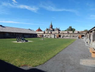 Inside fort stanwick